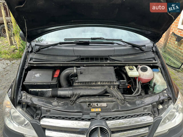 Черный Мерседес Вито, объемом двигателя 2.14 л и пробегом 325 тыс. км за 15300 $, фото 11 на Automoto.ua
