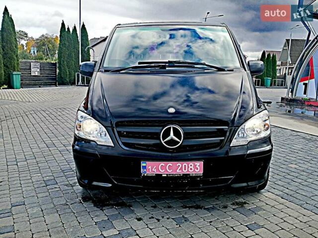 Чорний Мерседес Віто, об'ємом двигуна 2.2 л та пробігом 199 тис. км за 14950 $, фото 1 на Automoto.ua
