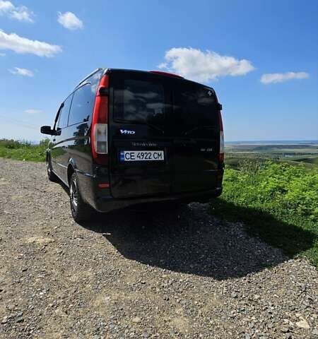 Черный Мерседес Вито, объемом двигателя 2.1 л и пробегом 220 тыс. км за 12500 $, фото 8 на Automoto.ua