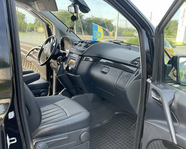 Черный Мерседес Вито, объемом двигателя 2.14 л и пробегом 173 тыс. км за 19200 $, фото 9 на Automoto.ua