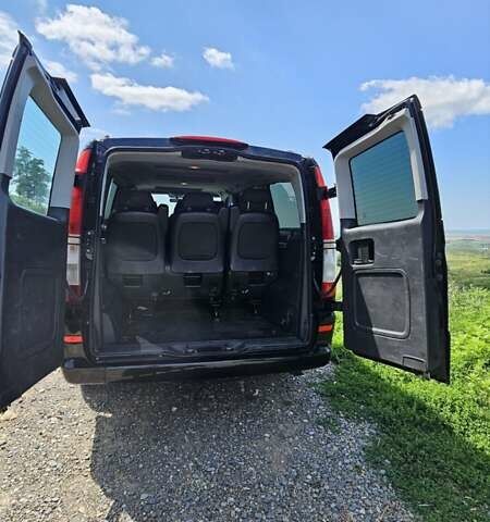 Черный Мерседес Вито, объемом двигателя 2.1 л и пробегом 220 тыс. км за 12500 $, фото 6 на Automoto.ua