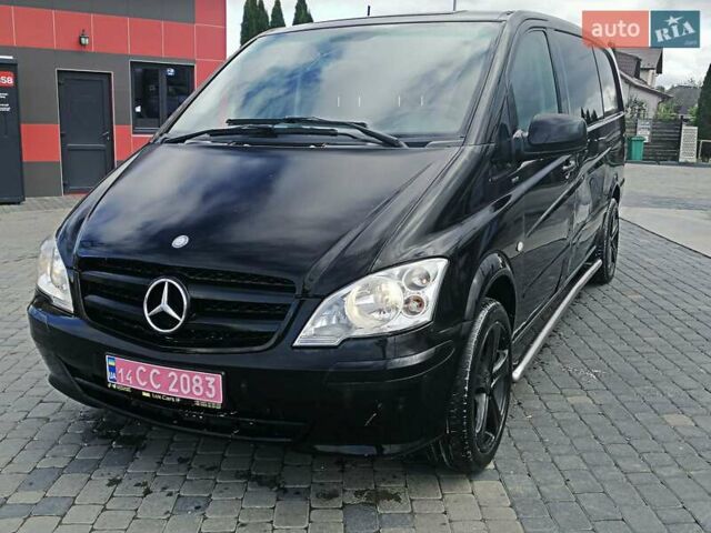 Чорний Мерседес Віто, об'ємом двигуна 2.2 л та пробігом 199 тис. км за 14950 $, фото 3 на Automoto.ua