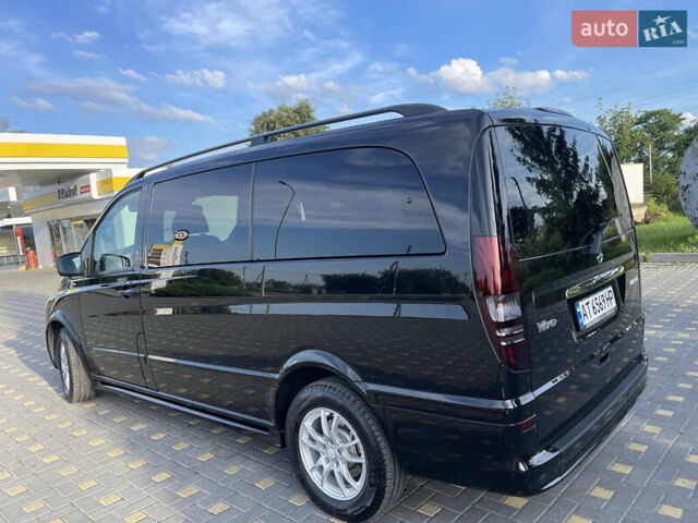 Черный Мерседес Вито, объемом двигателя 2.14 л и пробегом 173 тыс. км за 19200 $, фото 4 на Automoto.ua