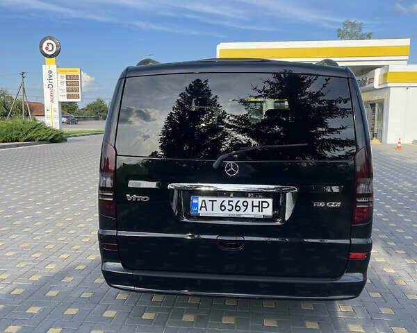 Черный Мерседес Вито, объемом двигателя 2.14 л и пробегом 173 тыс. км за 19200 $, фото 3 на Automoto.ua