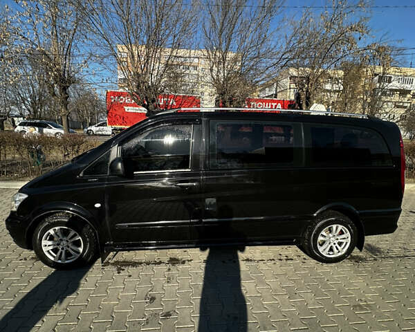 Чорний Мерседес Віто, об'ємом двигуна 2.2 л та пробігом 320 тис. км за 16900 $, фото 2 на Automoto.ua