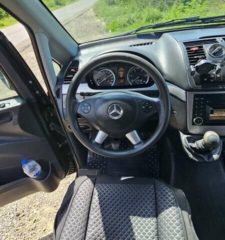 Черный Мерседес Вито, объемом двигателя 2.1 л и пробегом 220 тыс. км за 12500 $, фото 13 на Automoto.ua