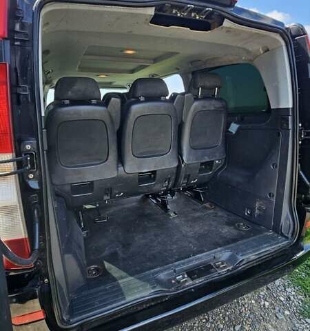 Черный Мерседес Вито, объемом двигателя 2.1 л и пробегом 220 тыс. км за 12500 $, фото 2 на Automoto.ua