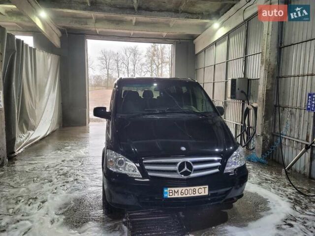 Черный Мерседес Вито, объемом двигателя 2.14 л и пробегом 296 тыс. км за 17000 $, фото 12 на Automoto.ua