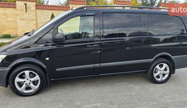 Черный Мерседес Вито, объемом двигателя 2.14 л и пробегом 348 тыс. км за 18000 $, фото 8 на Automoto.ua