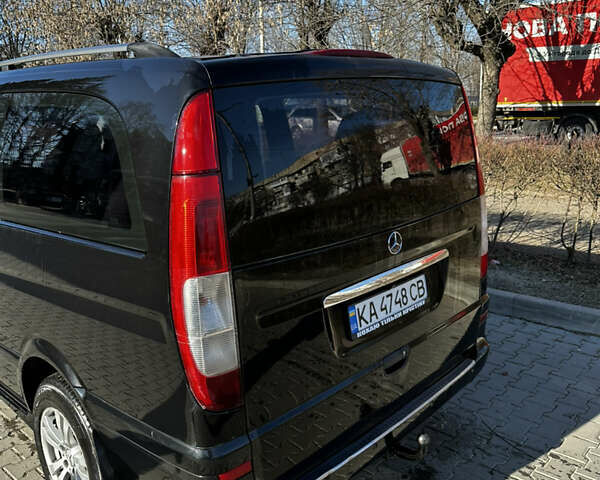 Чорний Мерседес Віто, об'ємом двигуна 2.2 л та пробігом 320 тис. км за 16900 $, фото 3 на Automoto.ua