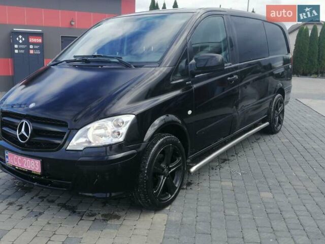 Чорний Мерседес Віто, об'ємом двигуна 2.2 л та пробігом 190 тис. км за 14950 $, фото 5 на Automoto.ua