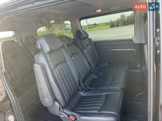 Черный Мерседес Вито, объемом двигателя 2.14 л и пробегом 173 тыс. км за 19200 $, фото 5 на Automoto.ua