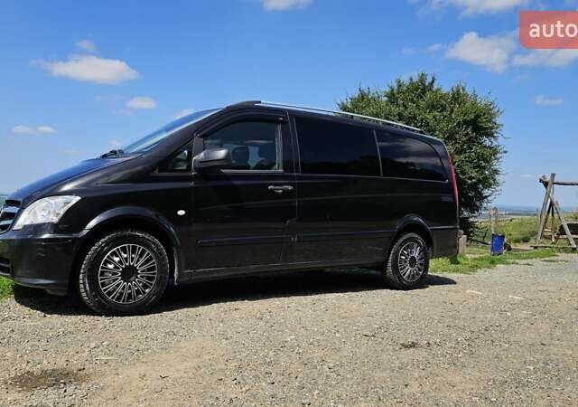 Черный Мерседес Вито, объемом двигателя 2.1 л и пробегом 220 тыс. км за 12500 $, фото 3 на Automoto.ua