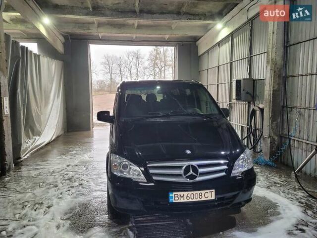 Черный Мерседес Вито, объемом двигателя 2.14 л и пробегом 296 тыс. км за 17000 $, фото 11 на Automoto.ua