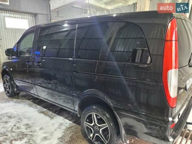 Черный Мерседес Вито, объемом двигателя 2.14 л и пробегом 296 тыс. км за 17000 $, фото 7 на Automoto.ua