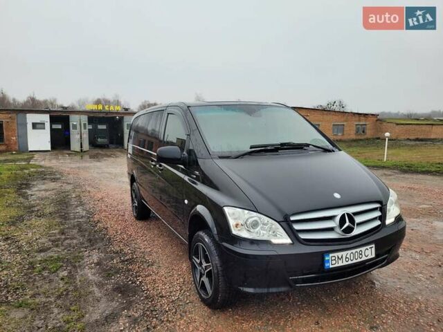 Черный Мерседес Вито, объемом двигателя 2.14 л и пробегом 296 тыс. км за 17000 $, фото 3 на Automoto.ua
