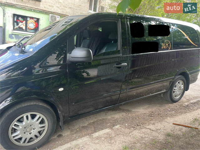 Черный Мерседес Вито, объемом двигателя 2.2 л и пробегом 320 тыс. км за 27600 $, фото 10 на Automoto.ua