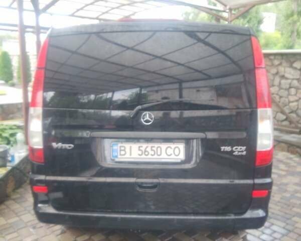 Чорний Мерседес Віто, об'ємом двигуна 2.14 л та пробігом 325 тис. км за 24999 $, фото 3 на Automoto.ua