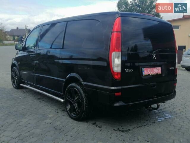 Чорний Мерседес Віто, об'ємом двигуна 2.2 л та пробігом 190 тис. км за 14950 $, фото 4 на Automoto.ua
