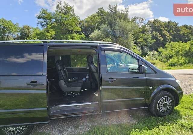 Черный Мерседес Вито, объемом двигателя 2.1 л и пробегом 220 тыс. км за 12500 $, фото 10 на Automoto.ua