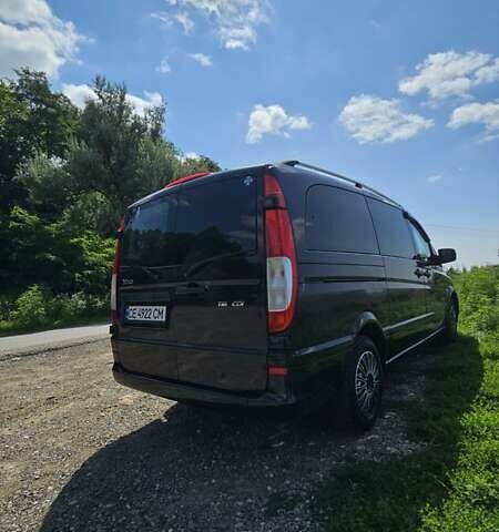 Черный Мерседес Вито, объемом двигателя 2.1 л и пробегом 220 тыс. км за 12500 $, фото 4 на Automoto.ua