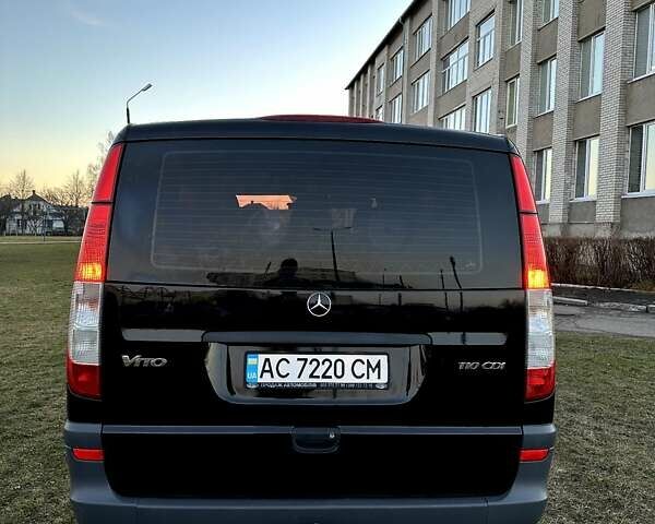 Чорний Мерседес Віто, об'ємом двигуна 2.14 л та пробігом 194 тис. км за 17200 $, фото 43 на Automoto.ua