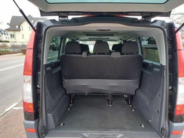 Черный Мерседес Вито, объемом двигателя 2.2 л и пробегом 221 тыс. км за 8200 $, фото 12 на Automoto.ua