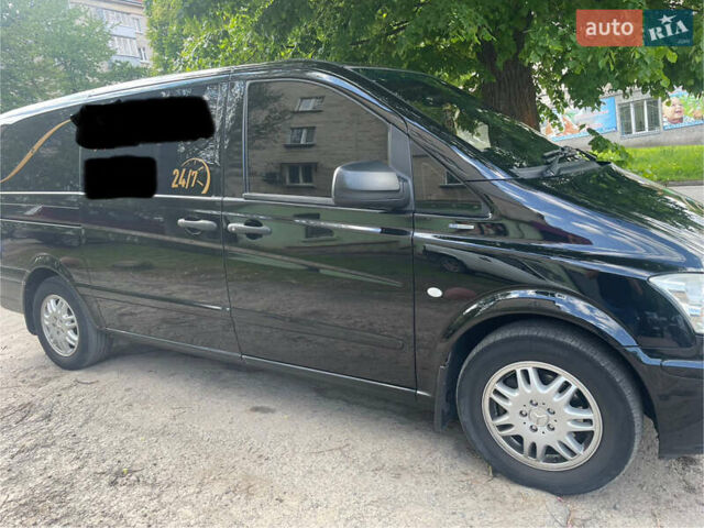 Черный Мерседес Вито, объемом двигателя 2.2 л и пробегом 320 тыс. км за 27600 $, фото 9 на Automoto.ua