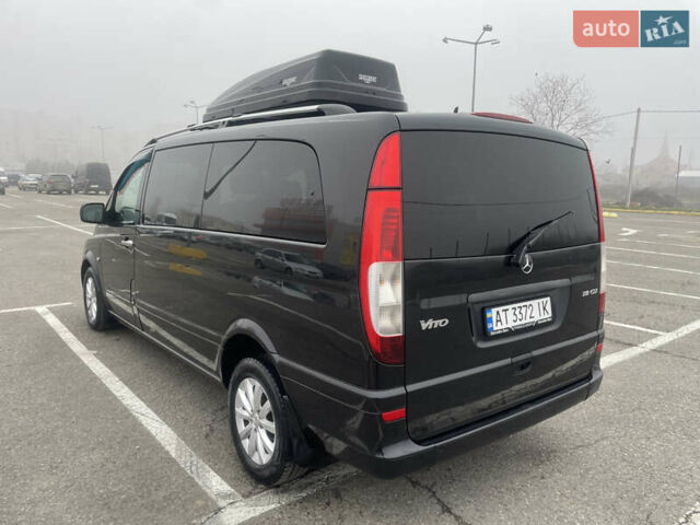 Черный Мерседес Вито, объемом двигателя 2.14 л и пробегом 381 тыс. км за 17800 $, фото 5 на Automoto.ua