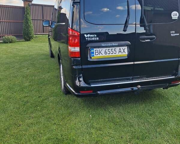 Черный Мерседес Вито, объемом двигателя 2.14 л и пробегом 211 тыс. км за 27000 $, фото 9 на Automoto.ua