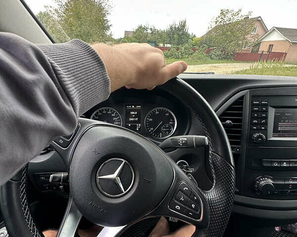 Черный Мерседес Вито, объемом двигателя 2.14 л и пробегом 245 тыс. км за 25500 $, фото 11 на Automoto.ua