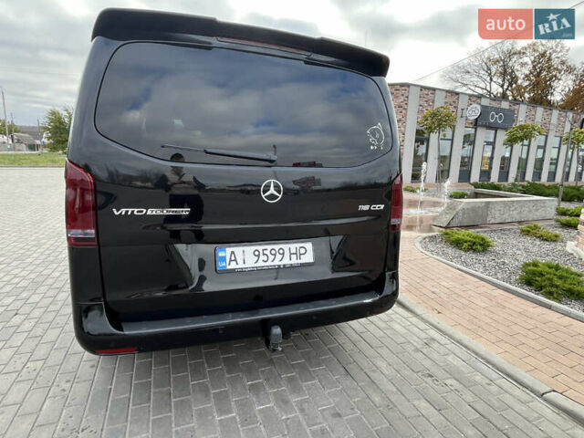 Черный Мерседес Вито, объемом двигателя 2.14 л и пробегом 283 тыс. км за 28500 $, фото 1 на Automoto.ua