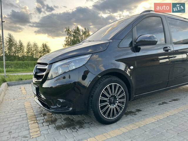 Черный Мерседес Вито, объемом двигателя 1.6 л и пробегом 268 тыс. км за 18999 $, фото 1 на Automoto.ua