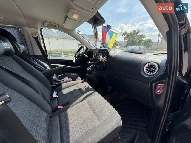 Черный Мерседес Вито, объемом двигателя 2.14 л и пробегом 446 тыс. км за 26500 $, фото 9 на Automoto.ua