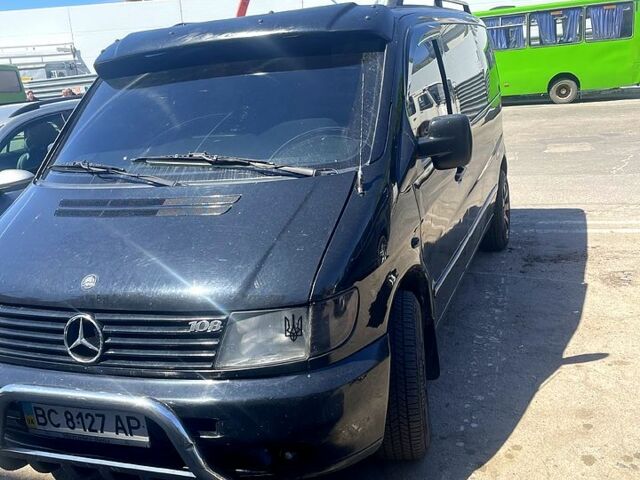 Чорний Мерседес Віто, об'ємом двигуна 2.1 л та пробігом 230 тис. км за 5000 $, фото 1 на Automoto.ua