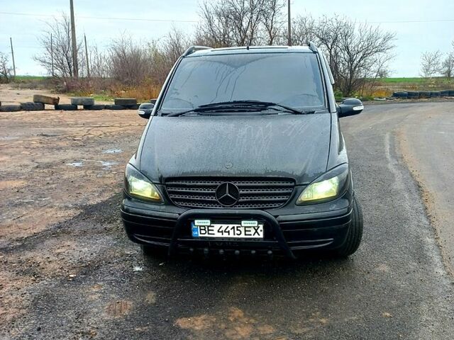 Черный Мерседес Вито, объемом двигателя 2.1 л и пробегом 550 тыс. км за 6500 $, фото 6 на Automoto.ua