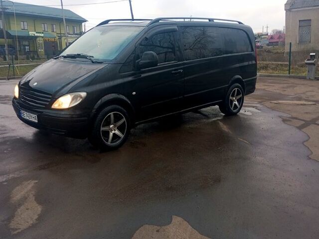 Черный Мерседес Вито, объемом двигателя 2.1 л и пробегом 555 тыс. км за 9800 $, фото 3 на Automoto.ua