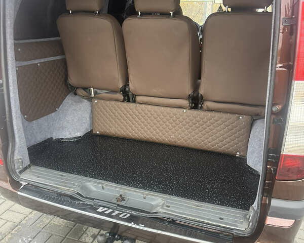 Коричневый Мерседес Вито, объемом двигателя 2.14 л и пробегом 351 тыс. км за 12500 $, фото 20 на Automoto.ua