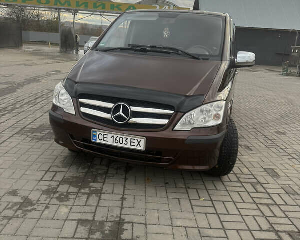 Коричневый Мерседес Вито, объемом двигателя 2.14 л и пробегом 351 тыс. км за 12500 $, фото 2 на Automoto.ua