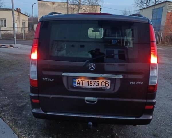 Коричневый Мерседес Вито, объемом двигателя 2.14 л и пробегом 81 тыс. км за 17000 $, фото 13 на Automoto.ua