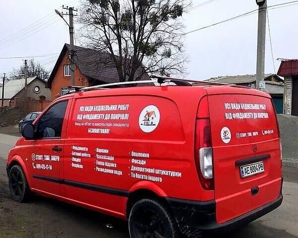 Красный Мерседес Вито, объемом двигателя 2.1 л и пробегом 320 тыс. км за 5800 $, фото 2 на Automoto.ua