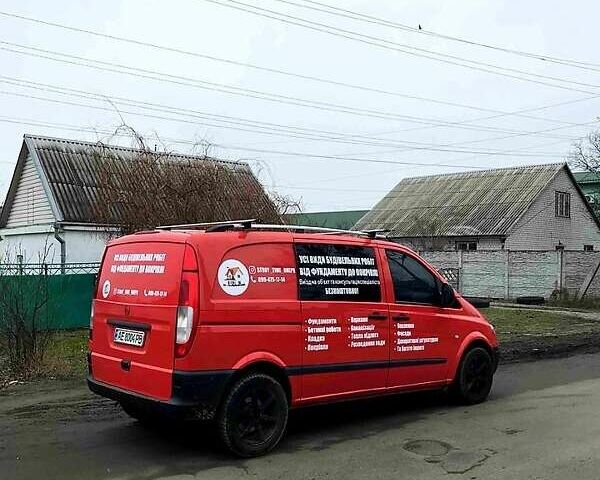 Красный Мерседес Вито, объемом двигателя 2.1 л и пробегом 320 тыс. км за 5800 $, фото 4 на Automoto.ua