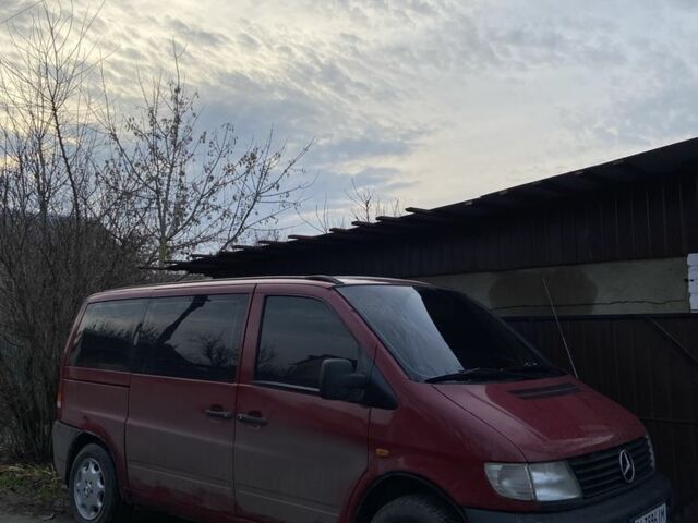 Красный Мерседес Вито, объемом двигателя 2.3 л и пробегом 600 тыс. км за 4300 $, фото 3 на Automoto.ua