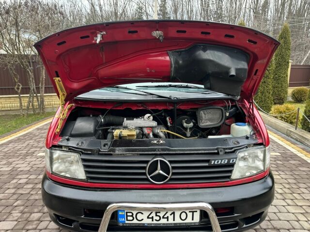 Красный Мерседес Вито, объемом двигателя 2.3 л и пробегом 400 тыс. км за 3650 $, фото 20 на Automoto.ua