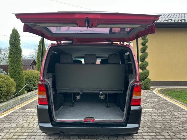 Красный Мерседес Вито, объемом двигателя 2.3 л и пробегом 400 тыс. км за 3650 $, фото 18 на Automoto.ua