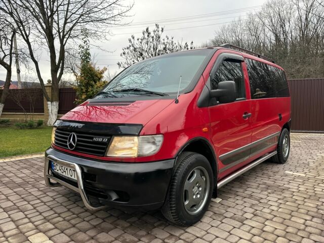 Красный Мерседес Вито, объемом двигателя 2.3 л и пробегом 400 тыс. км за 3650 $, фото 6 на Automoto.ua