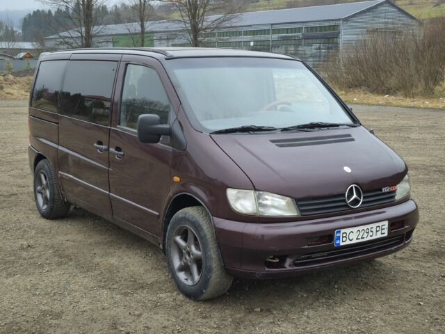 Красный Мерседес Вито, объемом двигателя 2.1 л и пробегом 205 тыс. км за 4399 $, фото 2 на Automoto.ua