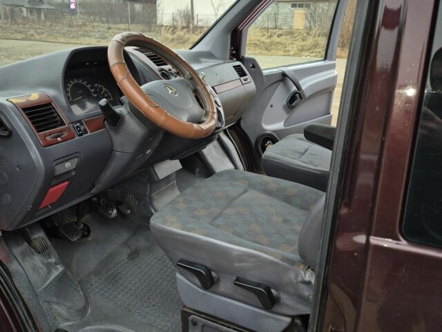 Красный Мерседес Вито, объемом двигателя 2.1 л и пробегом 205 тыс. км за 4399 $, фото 18 на Automoto.ua