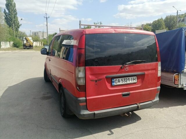 Червоний Мерседес Віто, об'ємом двигуна 2.1 л та пробігом 160 тис. км за 3000 $, фото 4 на Automoto.ua