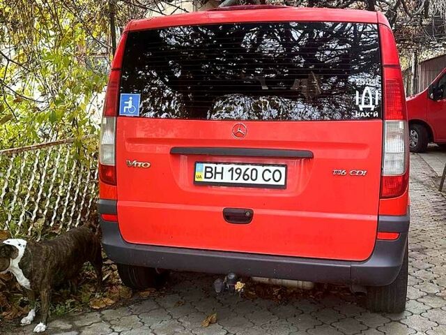 Червоний Мерседес Віто, об'ємом двигуна 2.1 л та пробігом 250 тис. км за 11500 $, фото 8 на Automoto.ua
